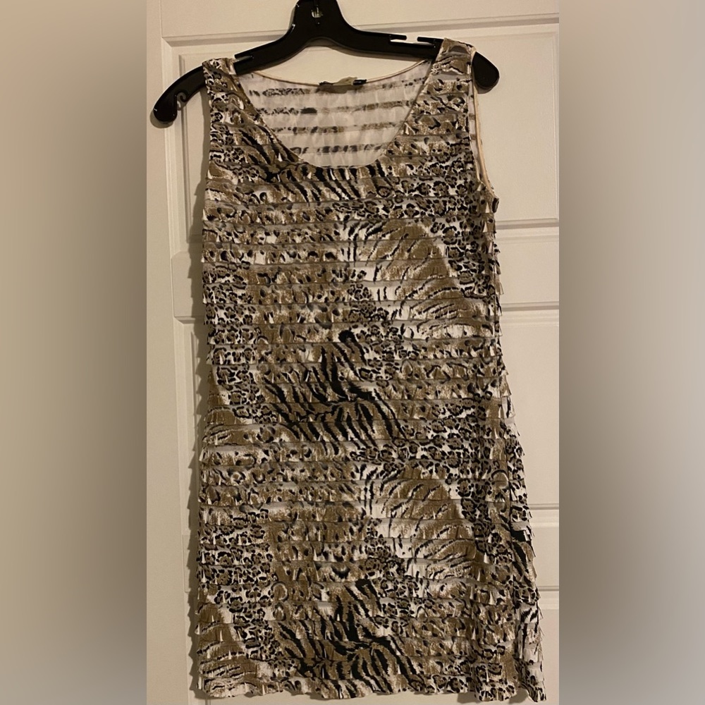 Bianca Nygard leopard mini dress